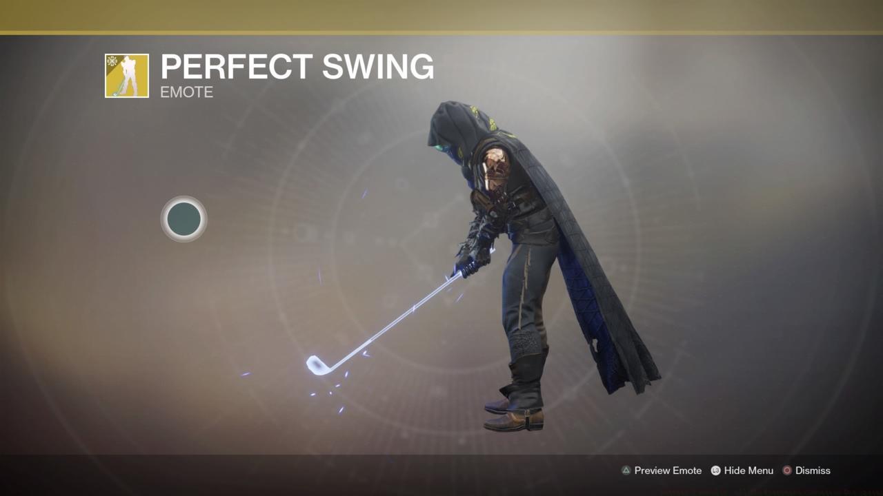 Perfect Swing Emote